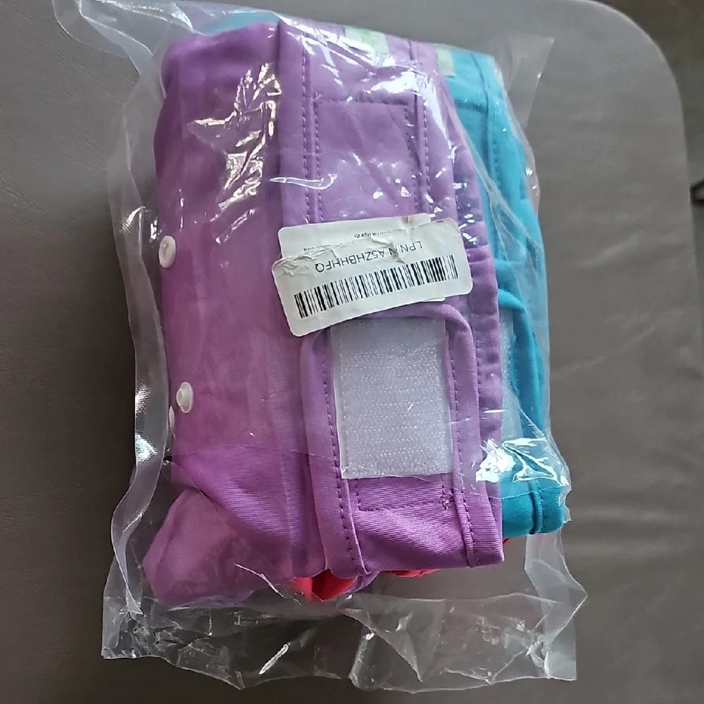 Vibrant Cloth Diaper Set for Dogs